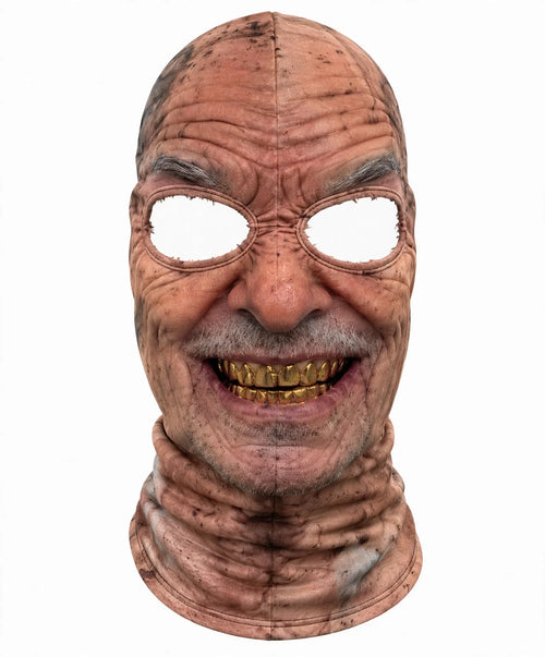 Gold Teeth Grandpa – Funny 3D Old Man Face Mask
